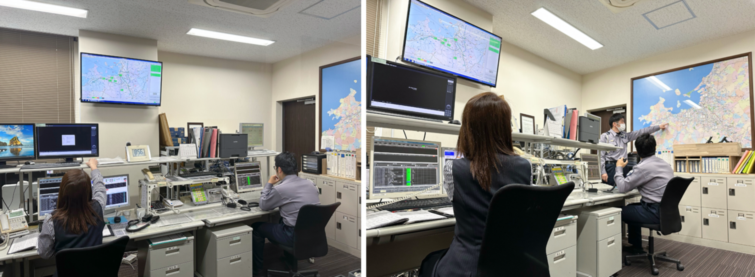 プロスガード社内の様子